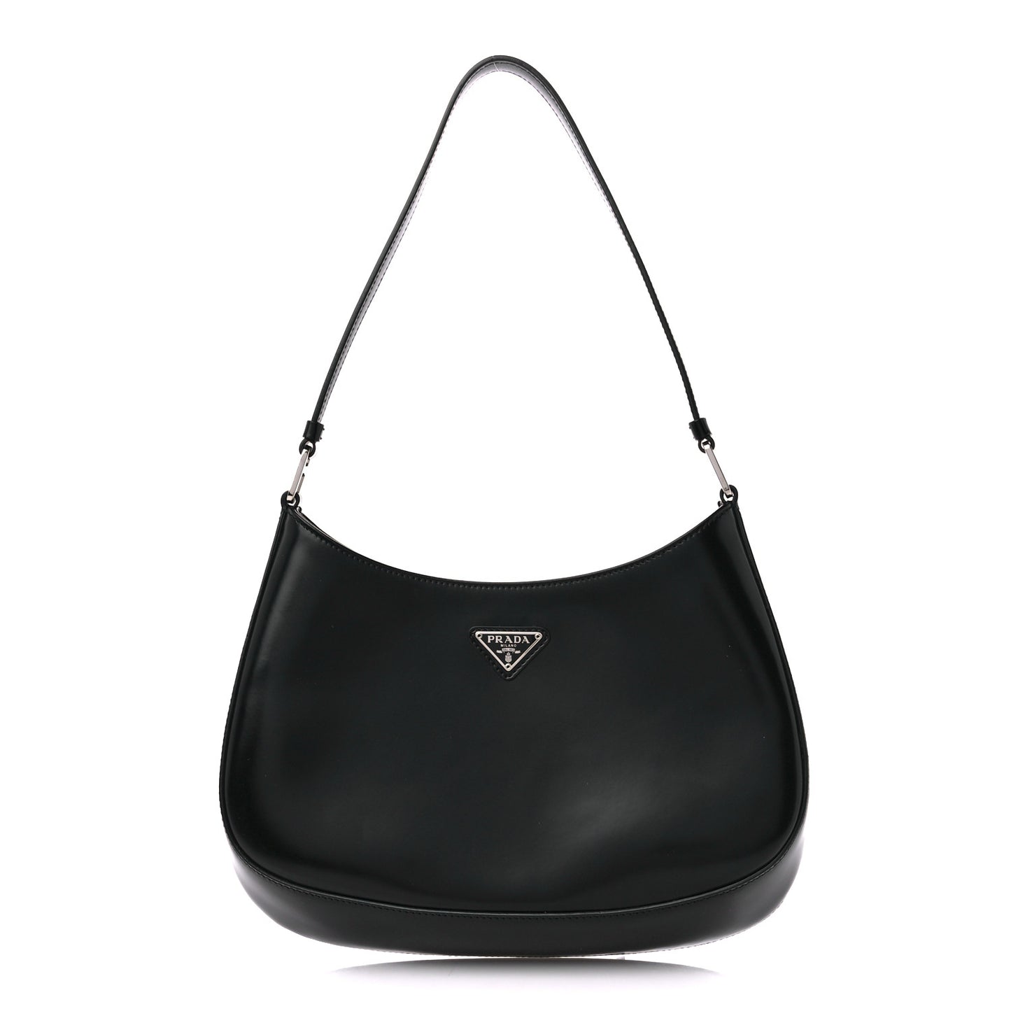 Spazzolato Cleo Shoulder Bag Black