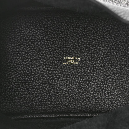 Hermes Taurillon Clemence Matte Alligator Picotin Lock Touch 18 PM Black 5 of 10