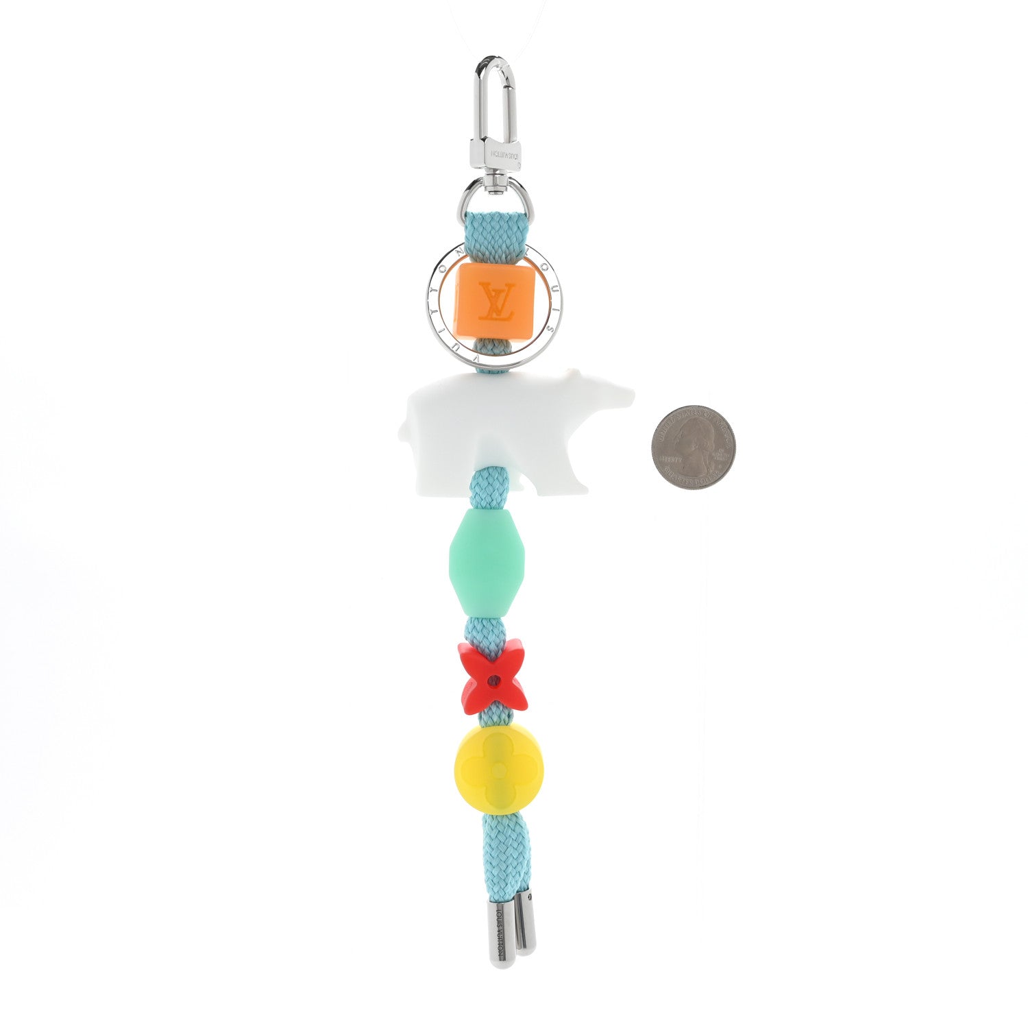 Louis Vuitton Play Polar Bear Key Holder Bag Charm Multicolor 2 of 5