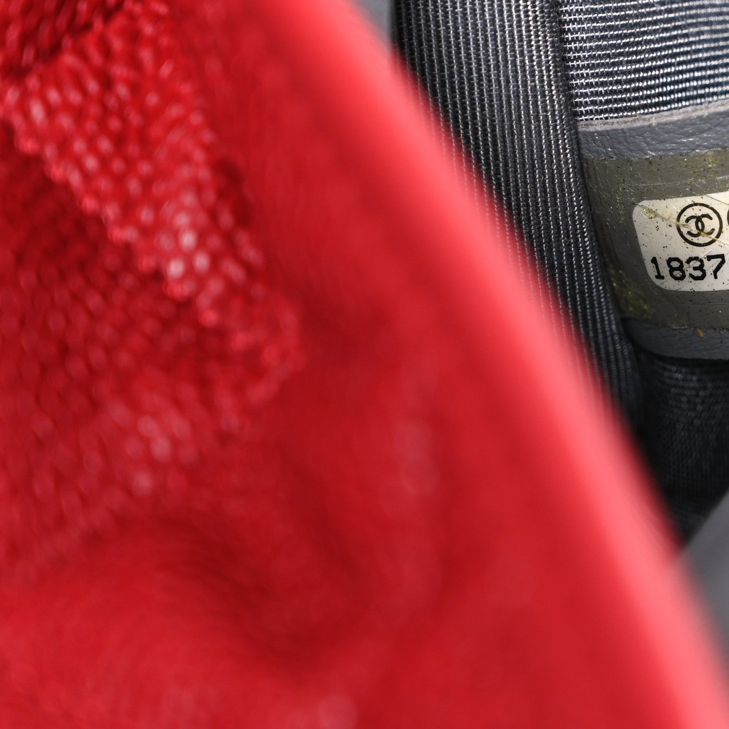 Chanel Caviar Quilted Medium French Riviera Flap Red 7 of 10