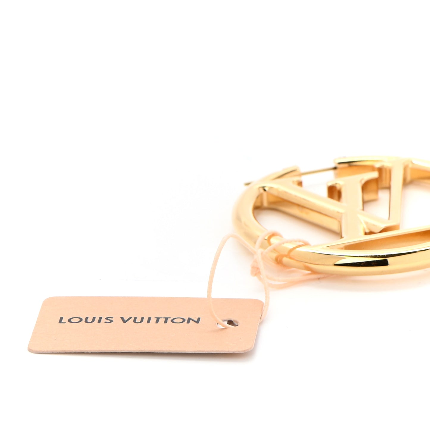 Metal Louise Hoop Earrings Gold
