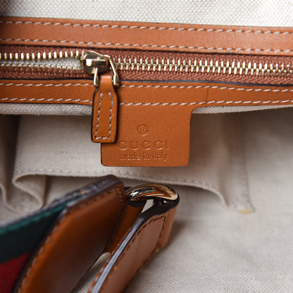 Gucci Monogram Medium Heritage Shoulder Bag Light Tobacco 6 of 14
