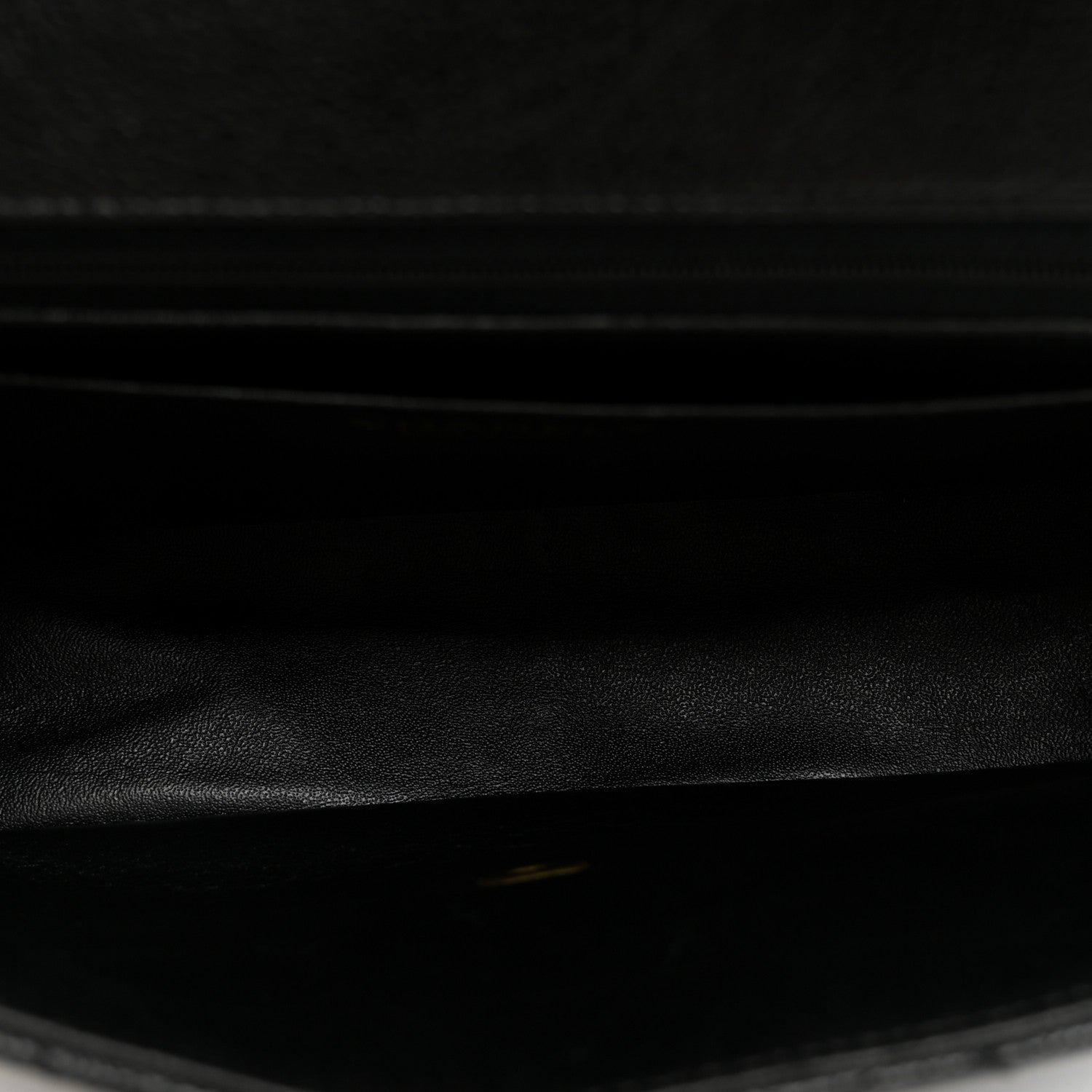 Chanel Crumpled Grained Calfskin Medium Two Tone Flap Black 5 of 10