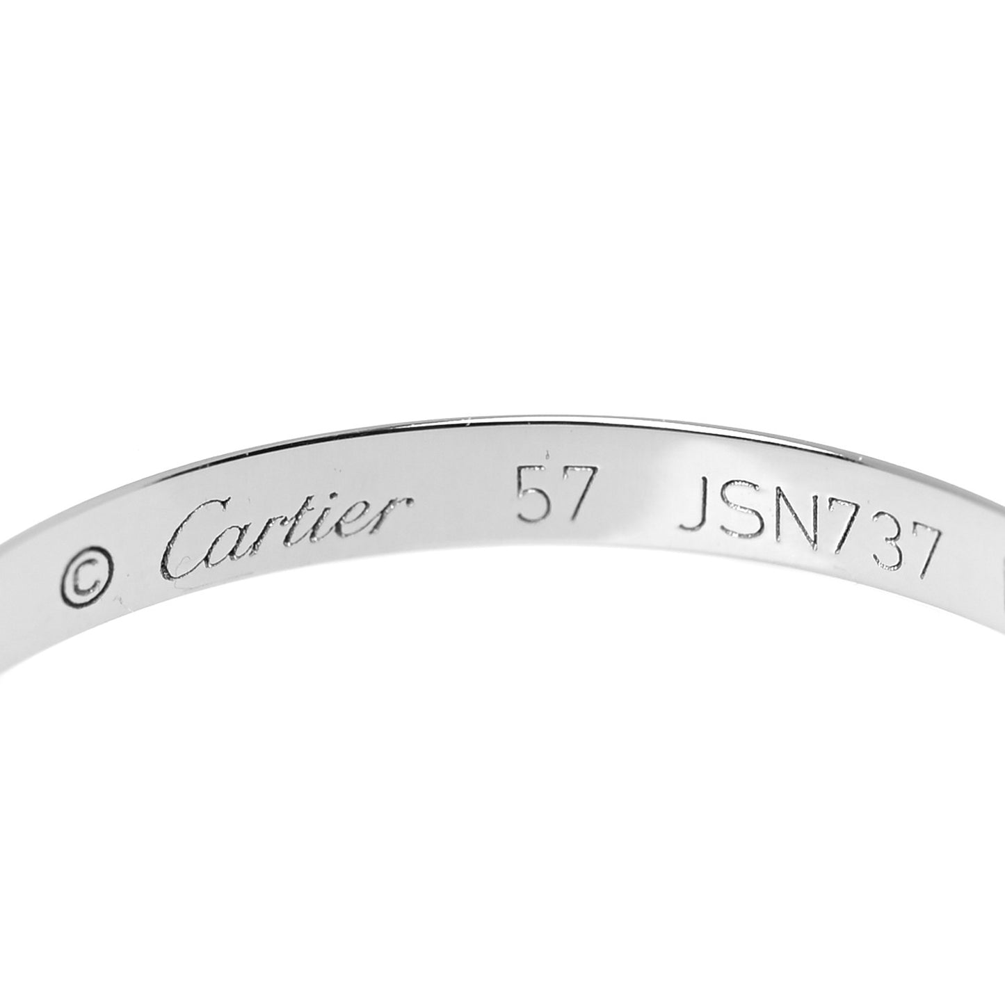 Platinum 2mm 1895 Wedding Band Ring 57 8