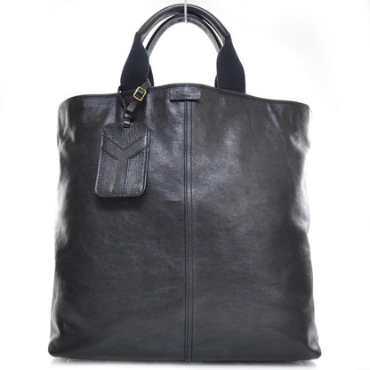 Saint Laurent Leather Tanger Tote Unisex Black 1 of 9