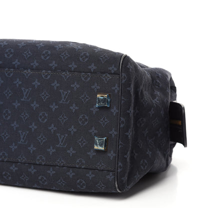 Louis Vuitton Mini Monogram Josephine GM Blue 7 of 12