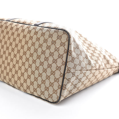 Gucci GG Monogram Large Joy Tote Bag Dark Brown 9 of 9