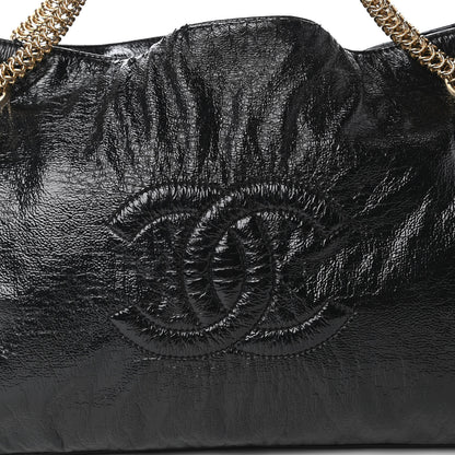 Chanel Vinyl Rodeo Tote Black 10 of 14