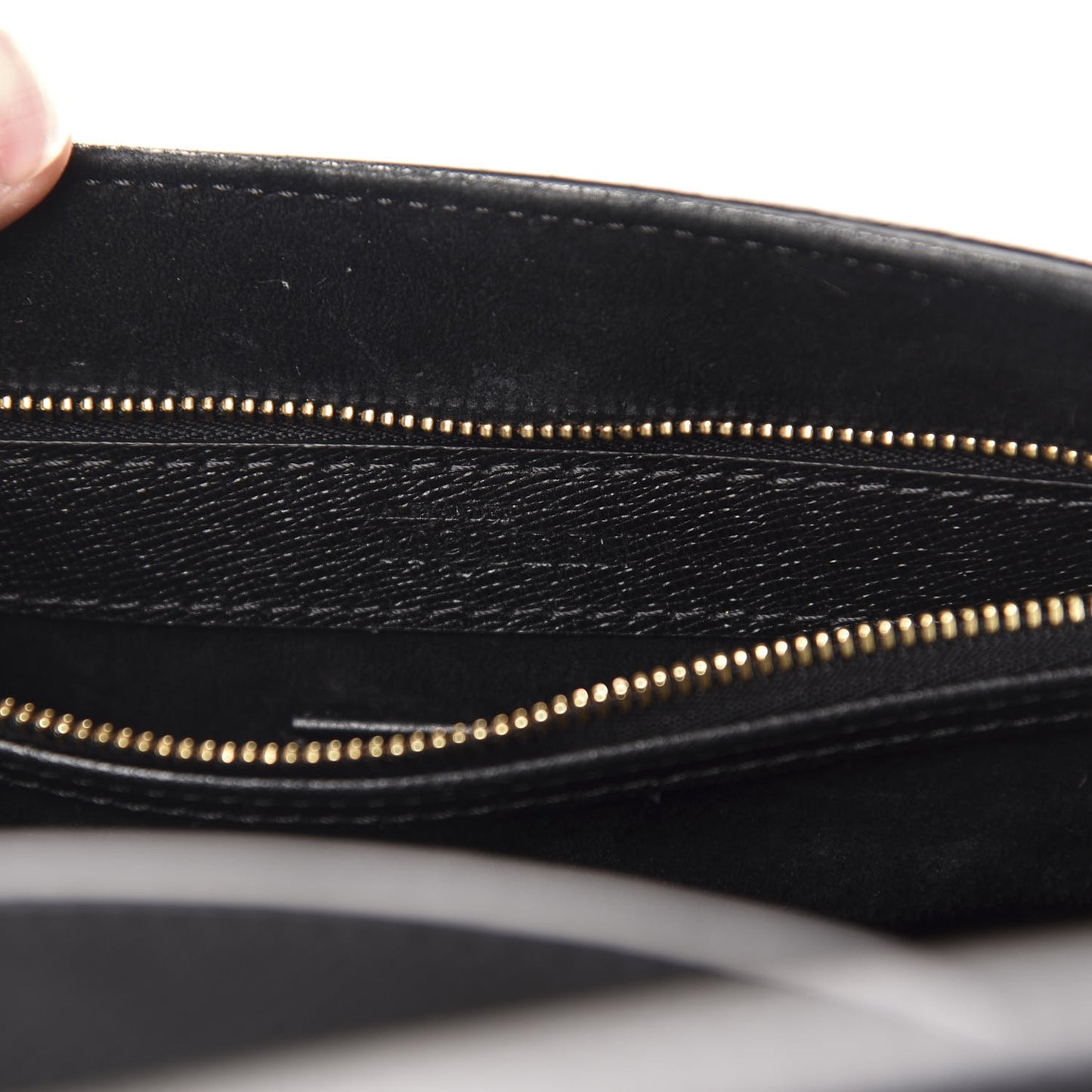 Grained Calfskin Large Heroine Black