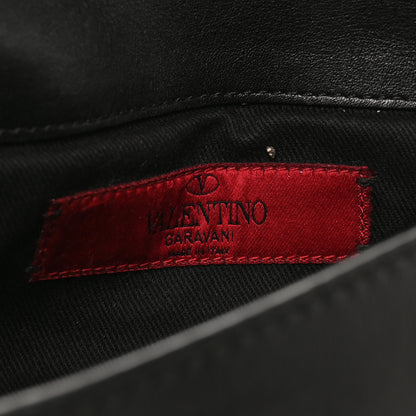 Valentino Garavani Vitello Rockstud Belt Bag Black 5 of 8
