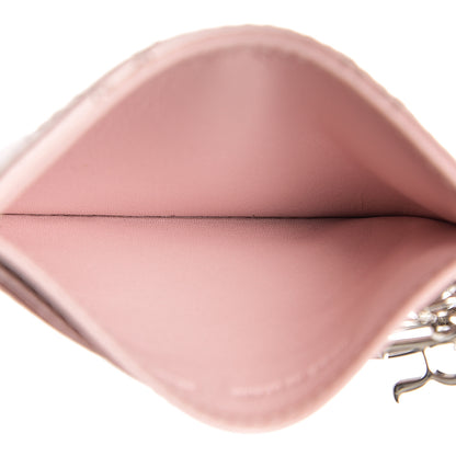 Christian Dior Patent Cannage Lady Dior Card Holder Pink 4 of 5