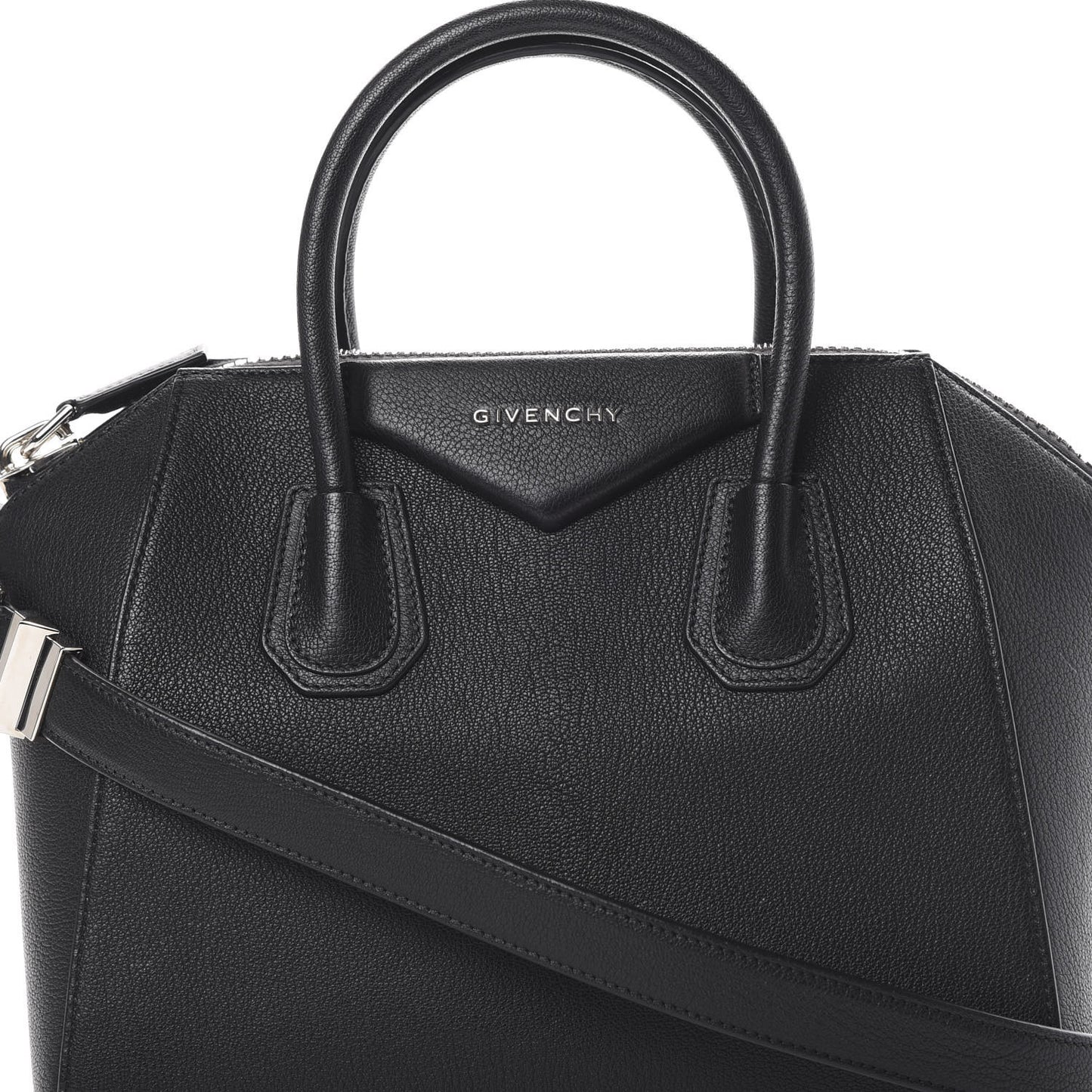 Sugar Goatskin Small Antigona Black