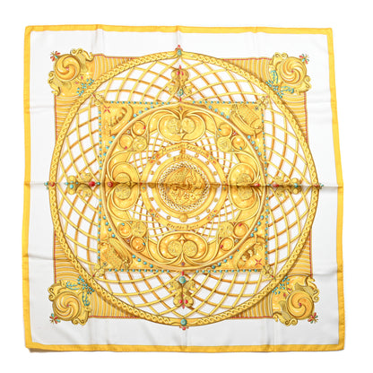 Hermes Silk Monnaies Et Symboles De Parisii Scarf 90 1 of 5