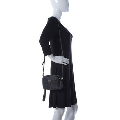 MCM Visetos Camera Crossbody Bag Black 2 of 16