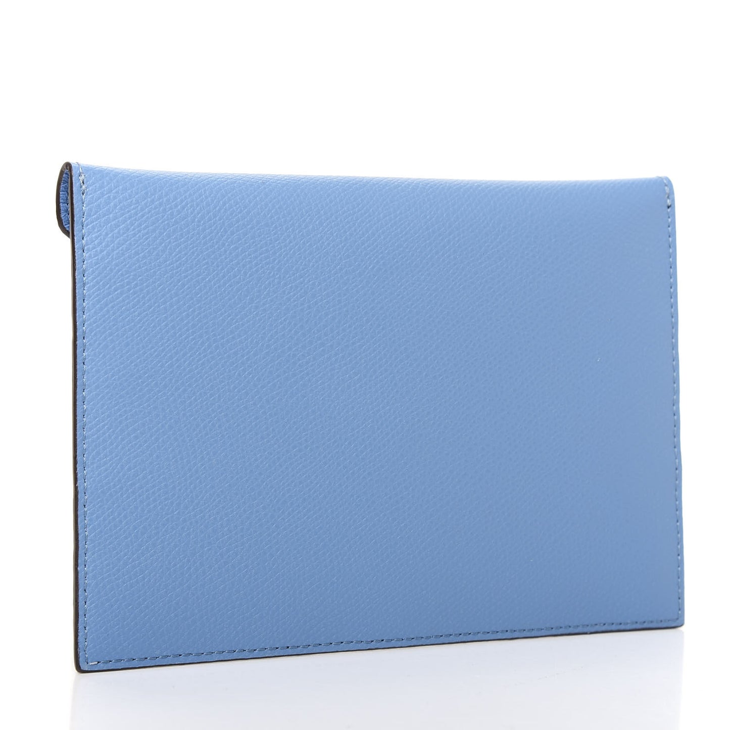 Vitello Cruise F is Fendi Bi-Color FF 1974 Embossed Medium Flat Envelope Pouch Maya Black Nebula