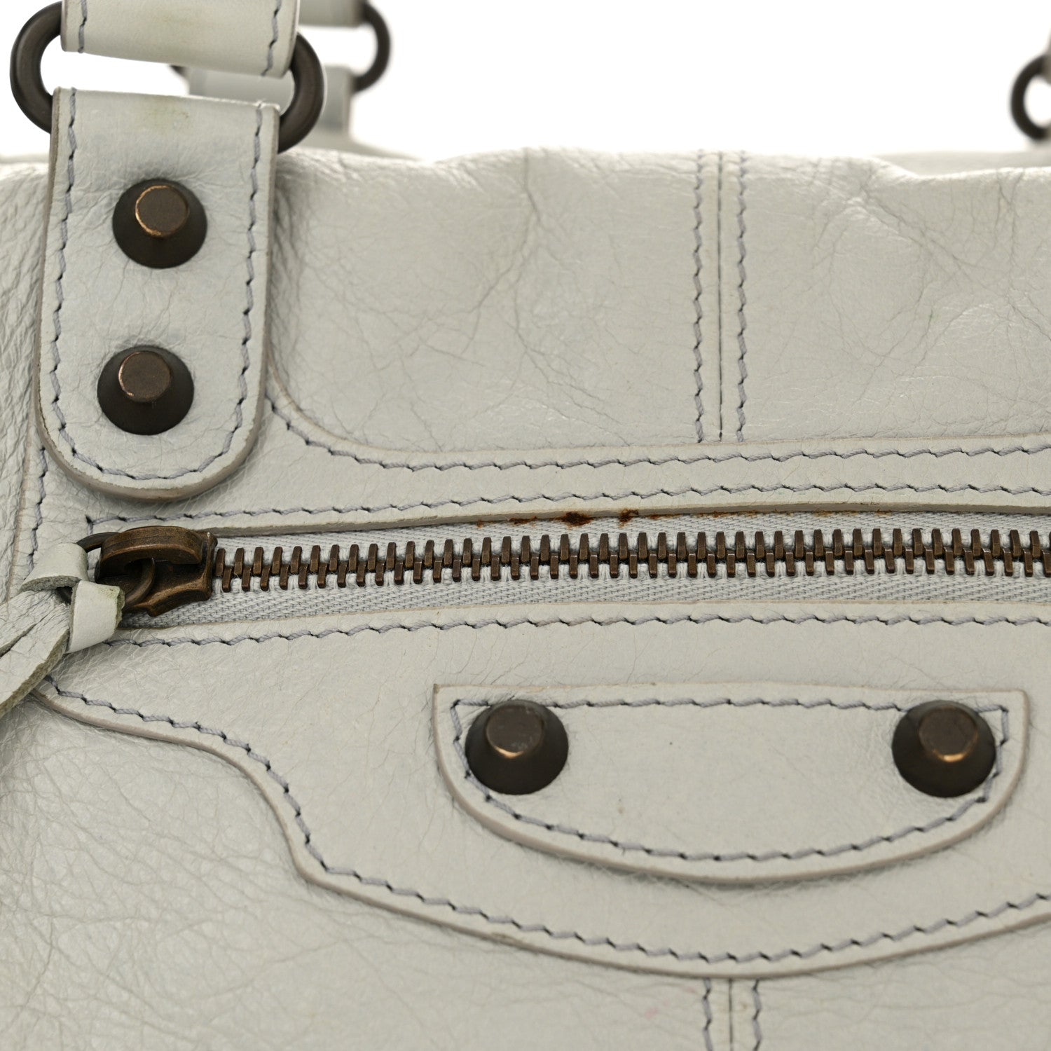 Balenciaga Agneau Classic Hardware Maxi Twiggy Gris Glace 13 of 18