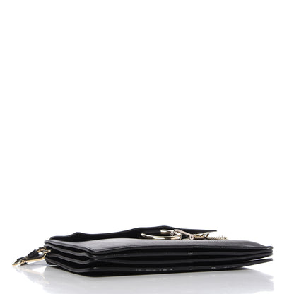 Chloe Suede Calfskin Medium Faye Shoulder Bag Black 4 of 9