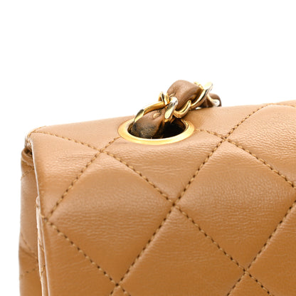 Chanel Lambskin Quilted Small Single Flap Beige 13 of 13