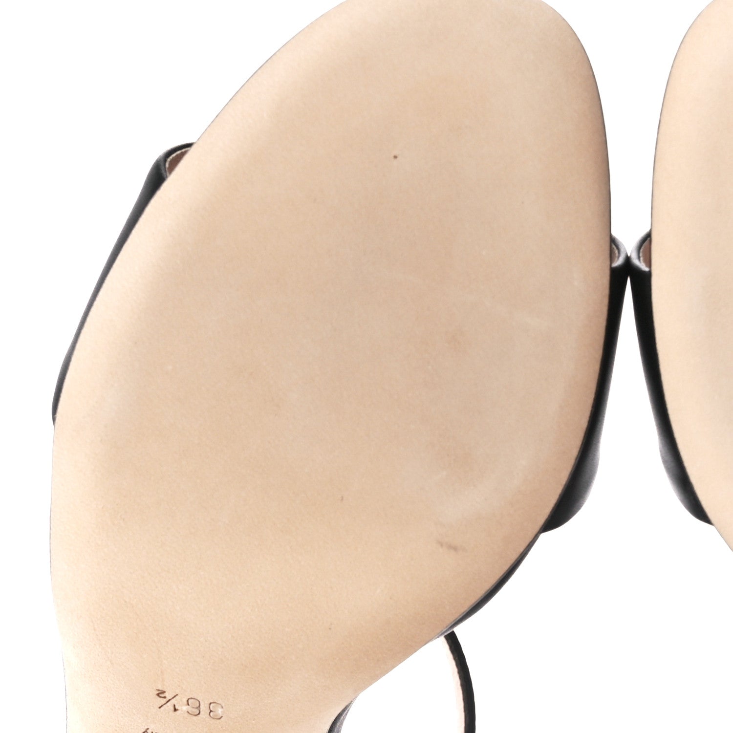 Gucci Calfskin Miro Soft Horsebit Mid Heel Sandals 36.5 Black 10 of 11