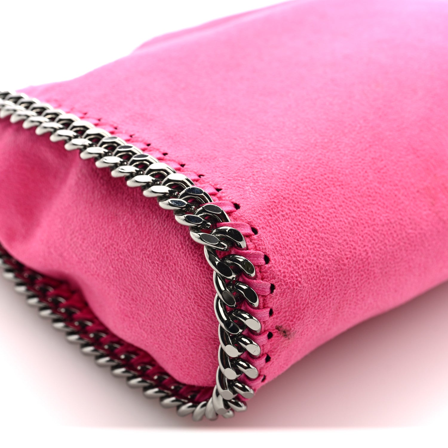 Stella McCartney Shaggy Deer Mini Falabella Tote Hot Pink 8 of 9
