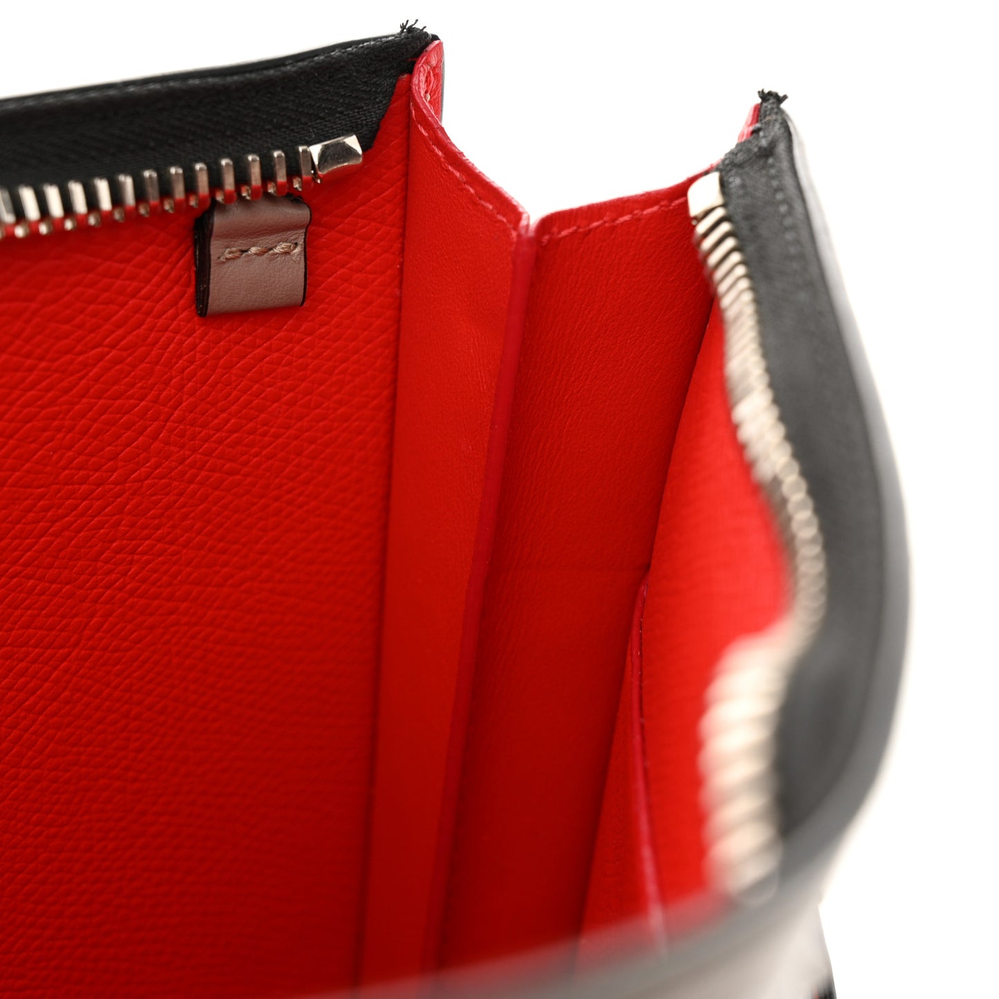 Calfskin Studded Skypouch Crossbody Clutch Grey