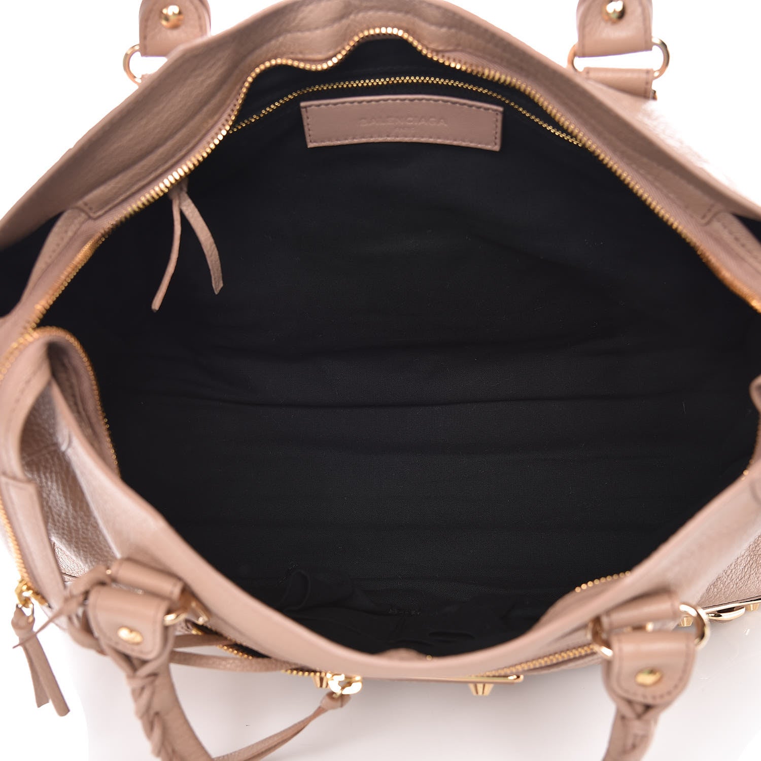 Balenciaga Chevre Gold Metallic Edge Hardware City Rose Des Sables 5 of 9