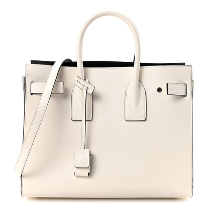 Saint Laurent Calfskin Small Sac De Jour Dove Porcellana Black 1 of 9