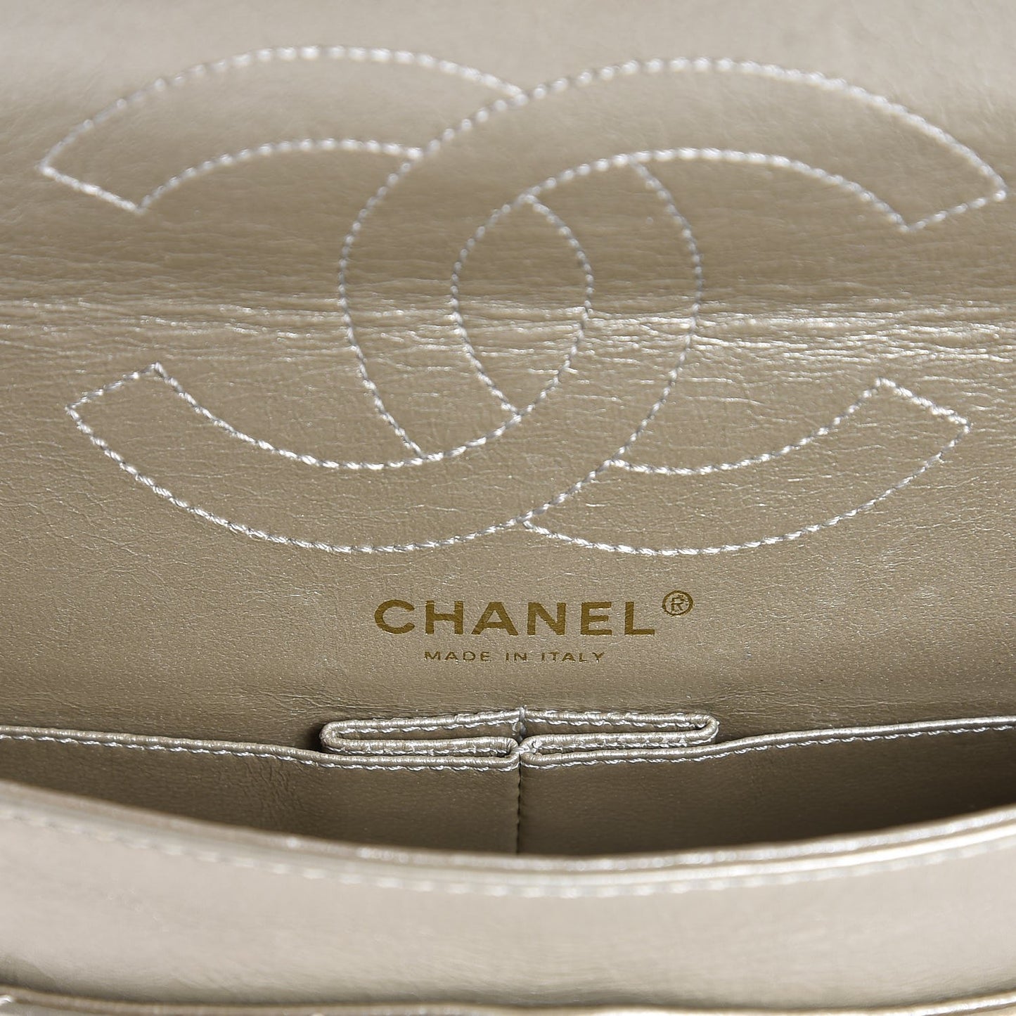 Metallic Aged Calfskin 2.55 Reissue 225 Flap Light Gold
