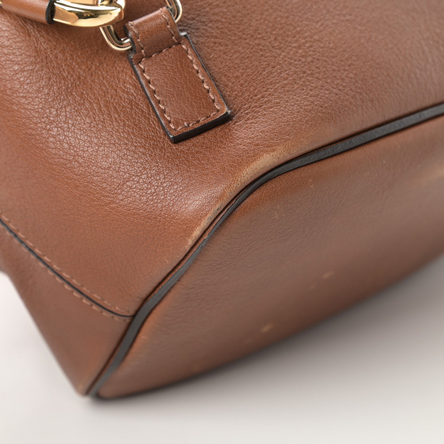 Chloe Suede Calfskin Small Faye Backpack Tobacco 15 of 16