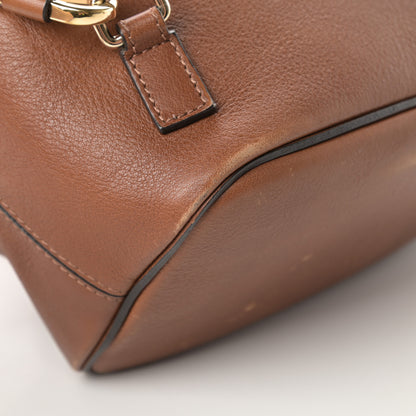 Chloe Suede Calfskin Small Faye Backpack Tobacco 15 of 16