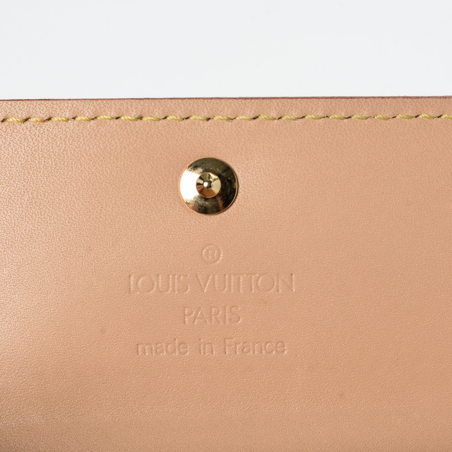 Louis Vuitton Monogram Multicolor Porte-Monnaie Plat Coin Purse White 5 of 6
