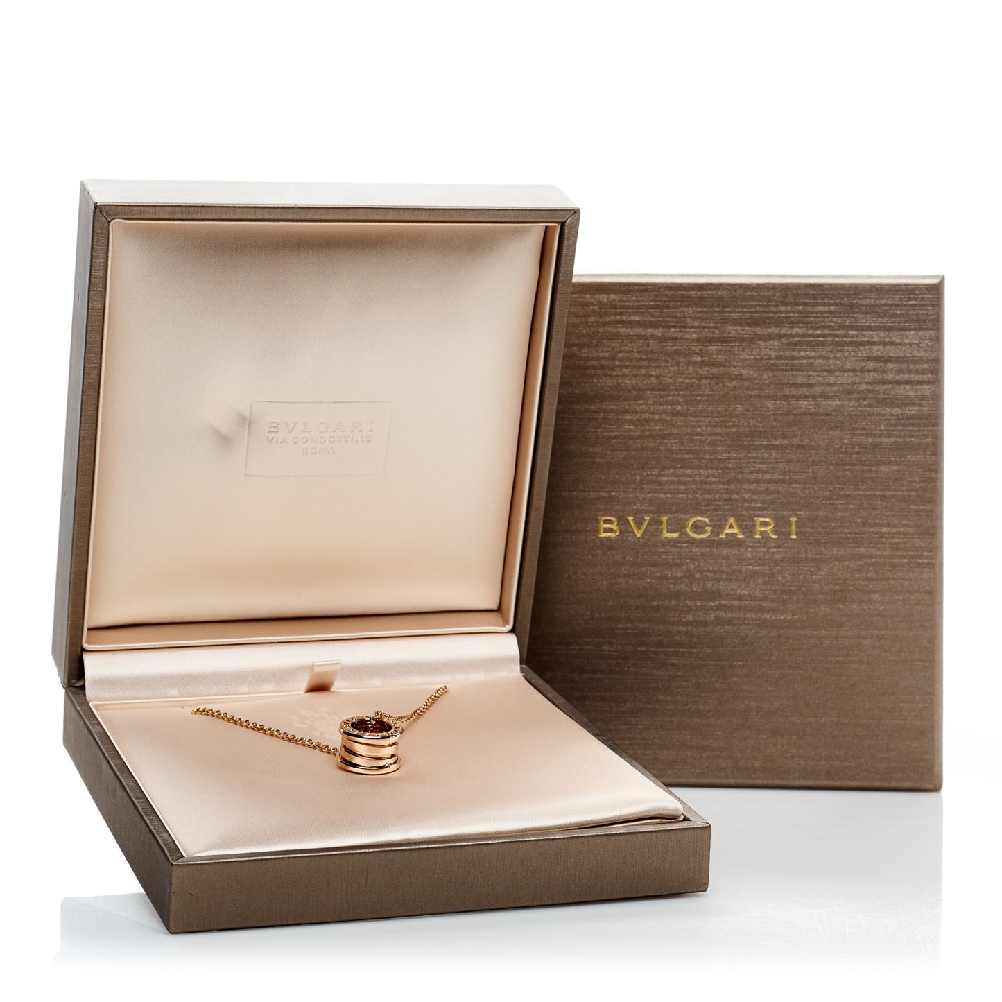 18K Rose Gold B.Zero1 Pendant Necklace