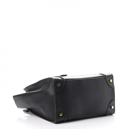 Celine Smooth Calfskin Mini Luggage Black 4 of 14