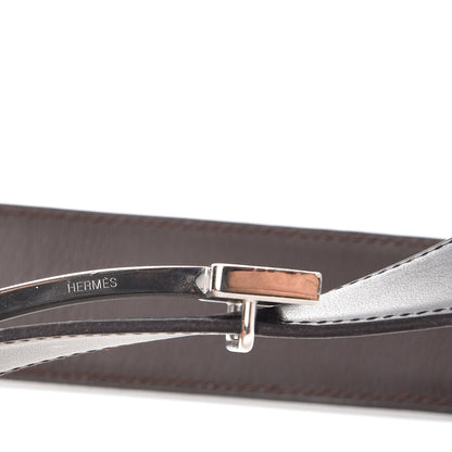 Hermes Box Chamonix 42mm Constance Belt 85 Black Chocolate 11 of 12