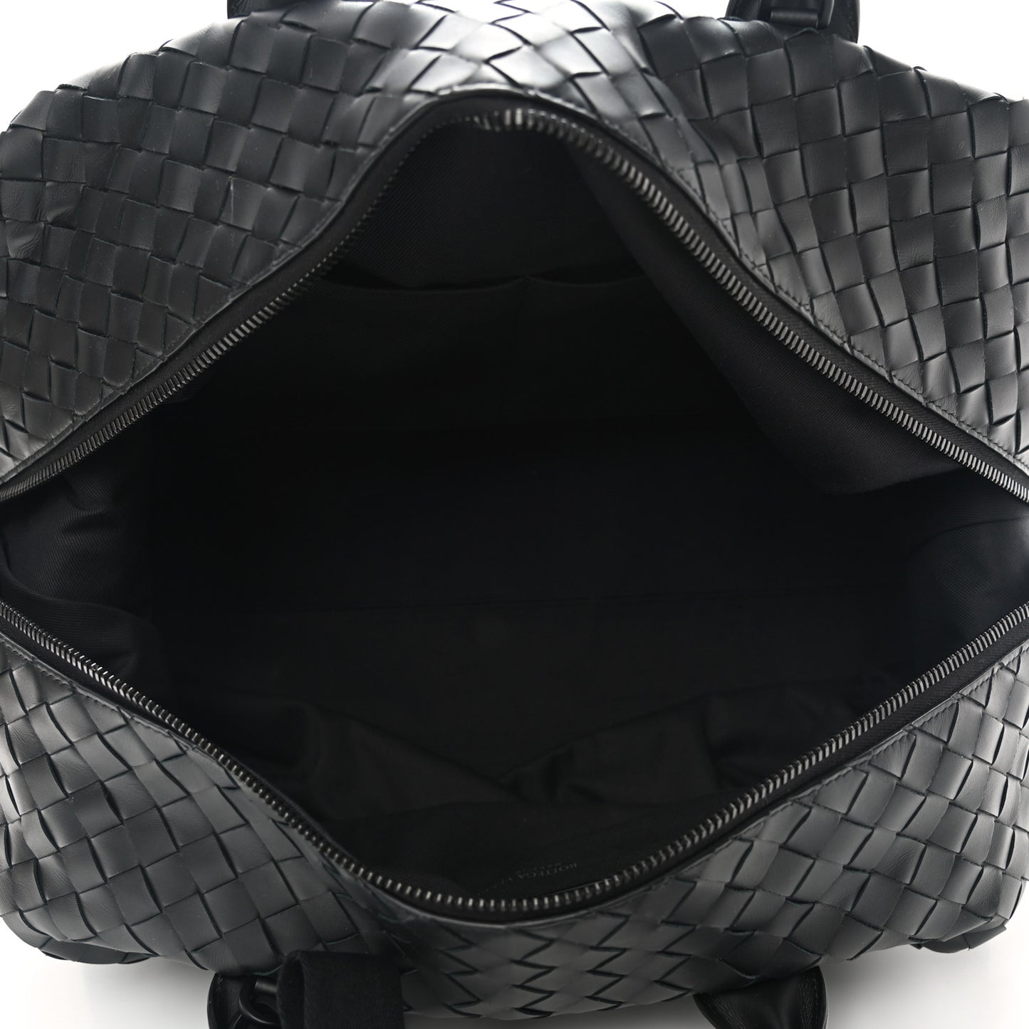 Nappa Intrecciato Maxi Convertible Tote Black