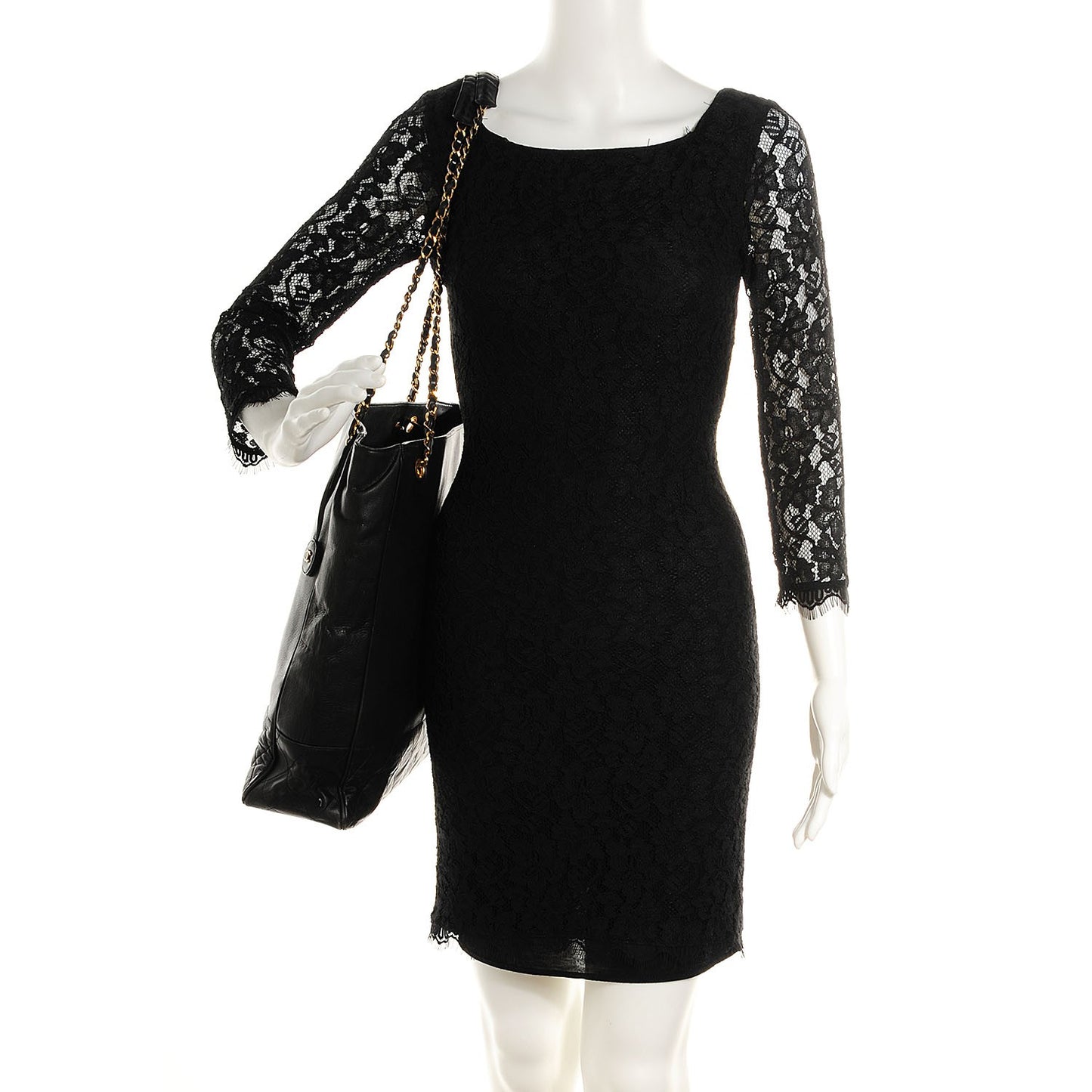 Lambskin Shoulder Bag Black