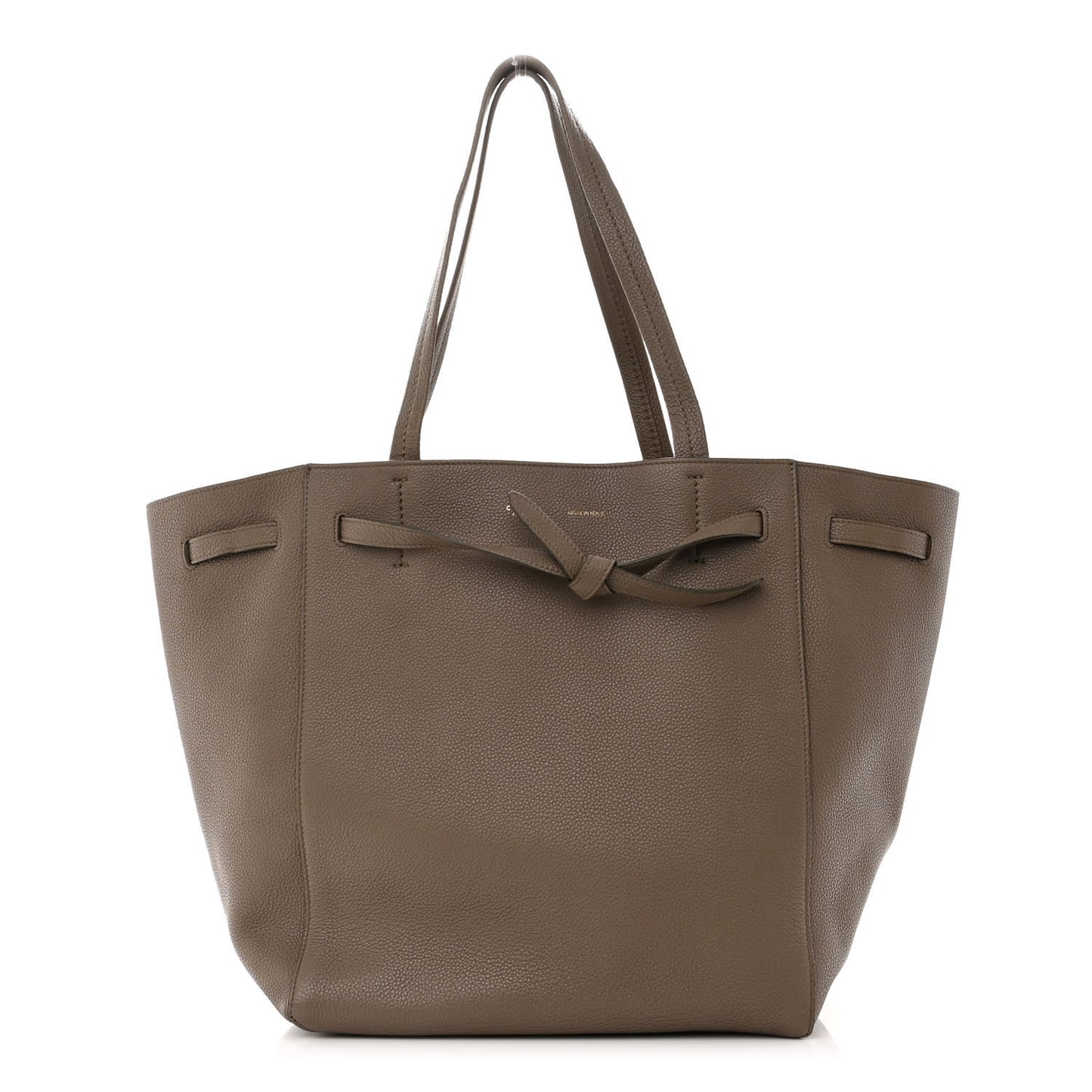 Soft Grained Calfskin Small Belt Cabas Phantom Taupe