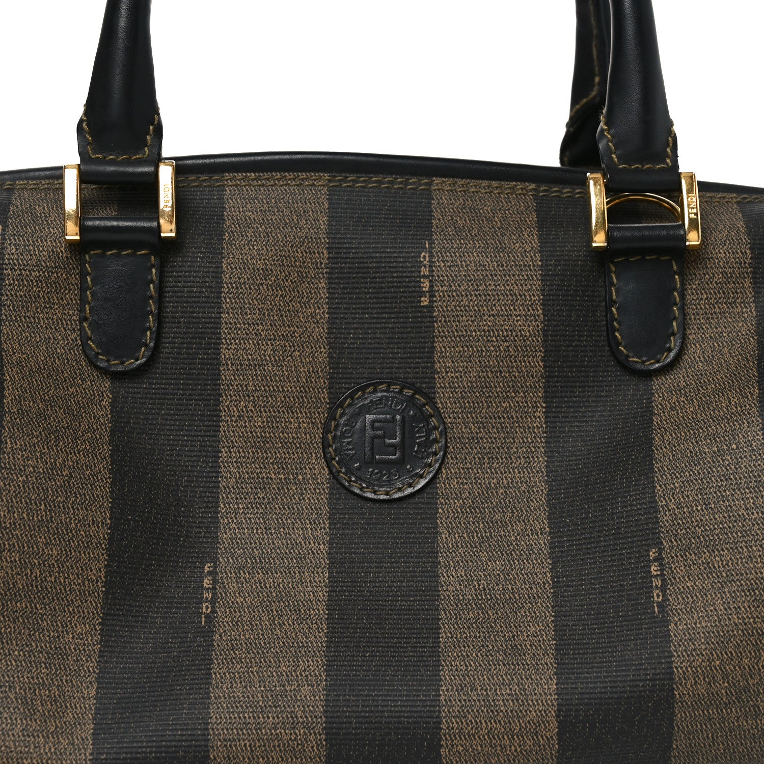 Fendi Pequin Spalmati Boston Tobacco 7 of 9