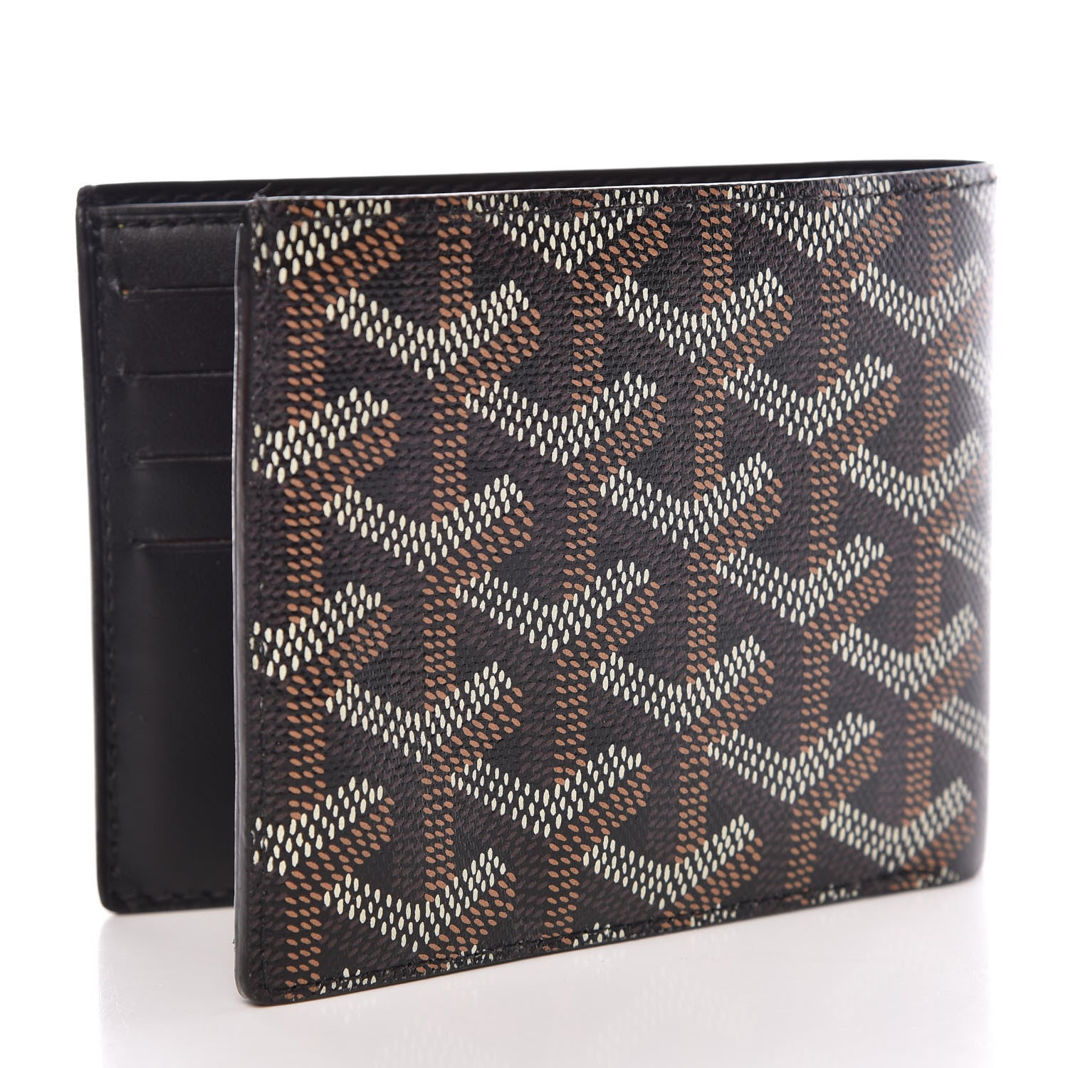 Goyard Goyardine Bi-Fold Victoire PM Wallet Black 3 of 8