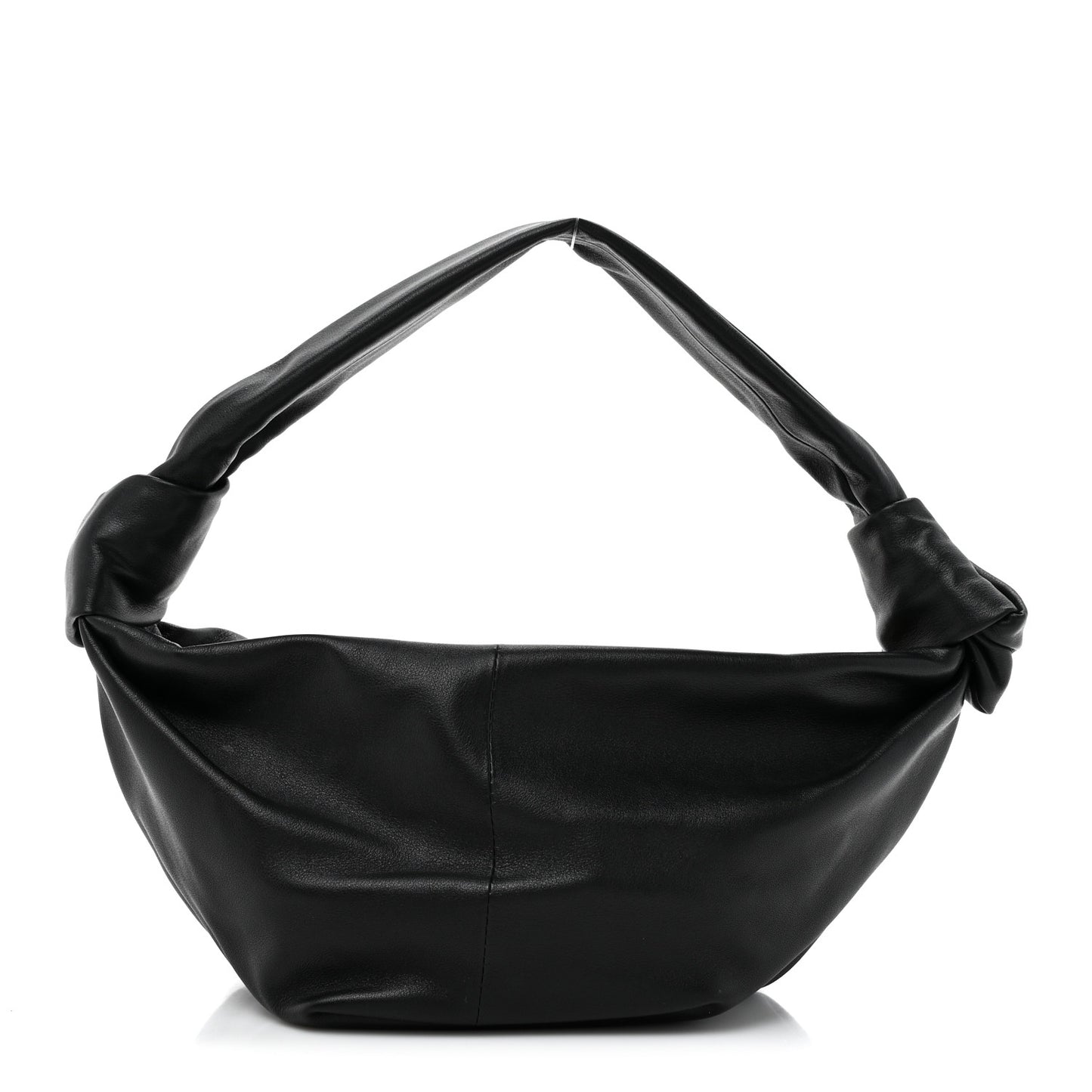 Calfskin Mini Double Knot Bag Black