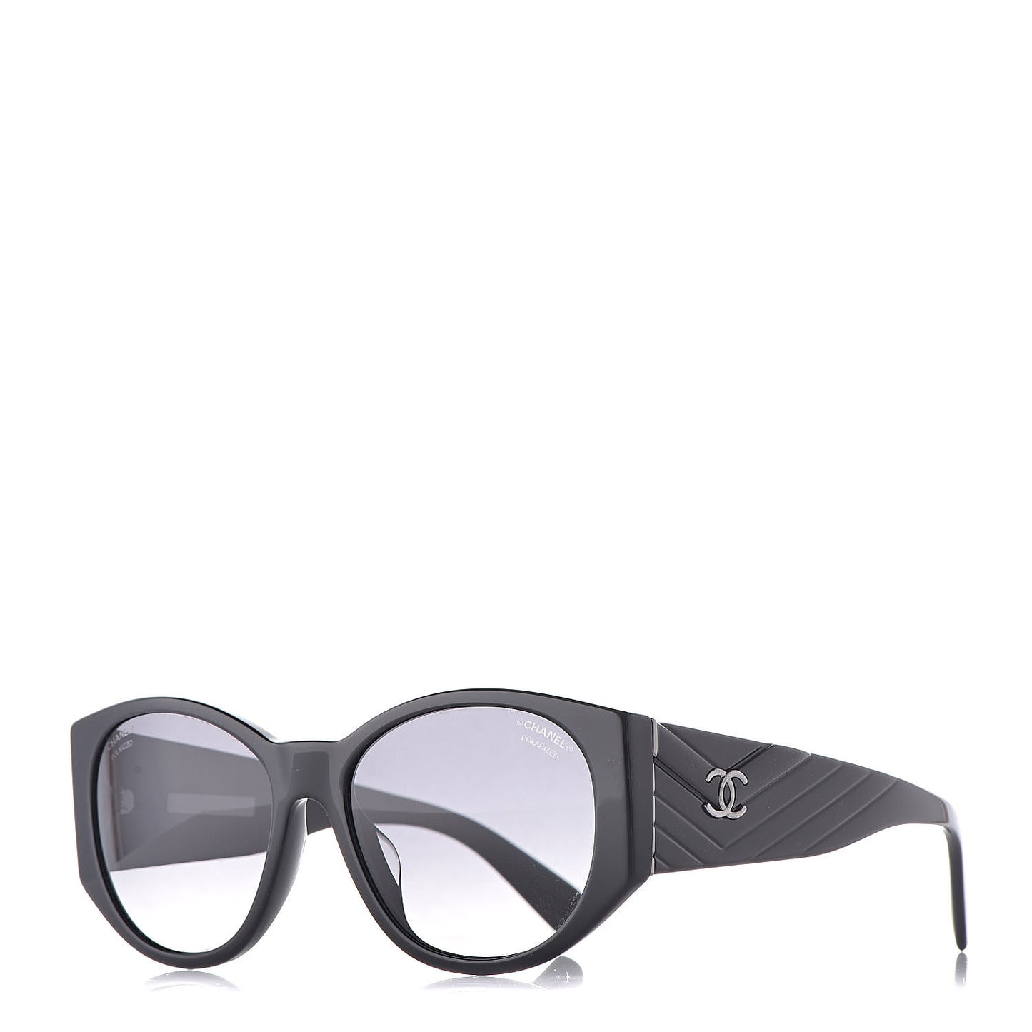 Oval Sunglasses 5411-A Black
