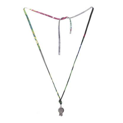 Hermes Silk Tourbillon de Couleurs Necklace Multicolor 3 of 6