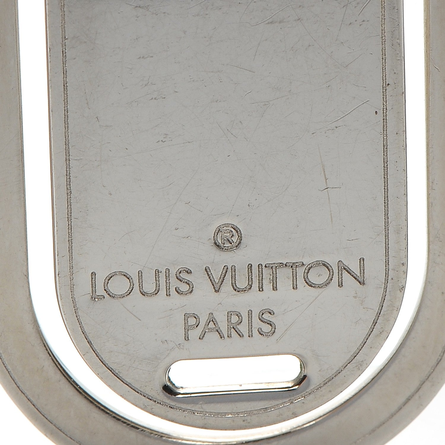 Louis Vuitton Porte-Adresse Money Clip Silver 4 of 5