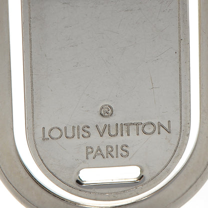 Louis Vuitton Porte-Adresse Money Clip Silver 4 of 5