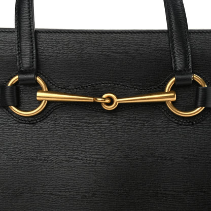 Gucci Textured Calfskin Large Bright Bit Tote Black 6 of 12