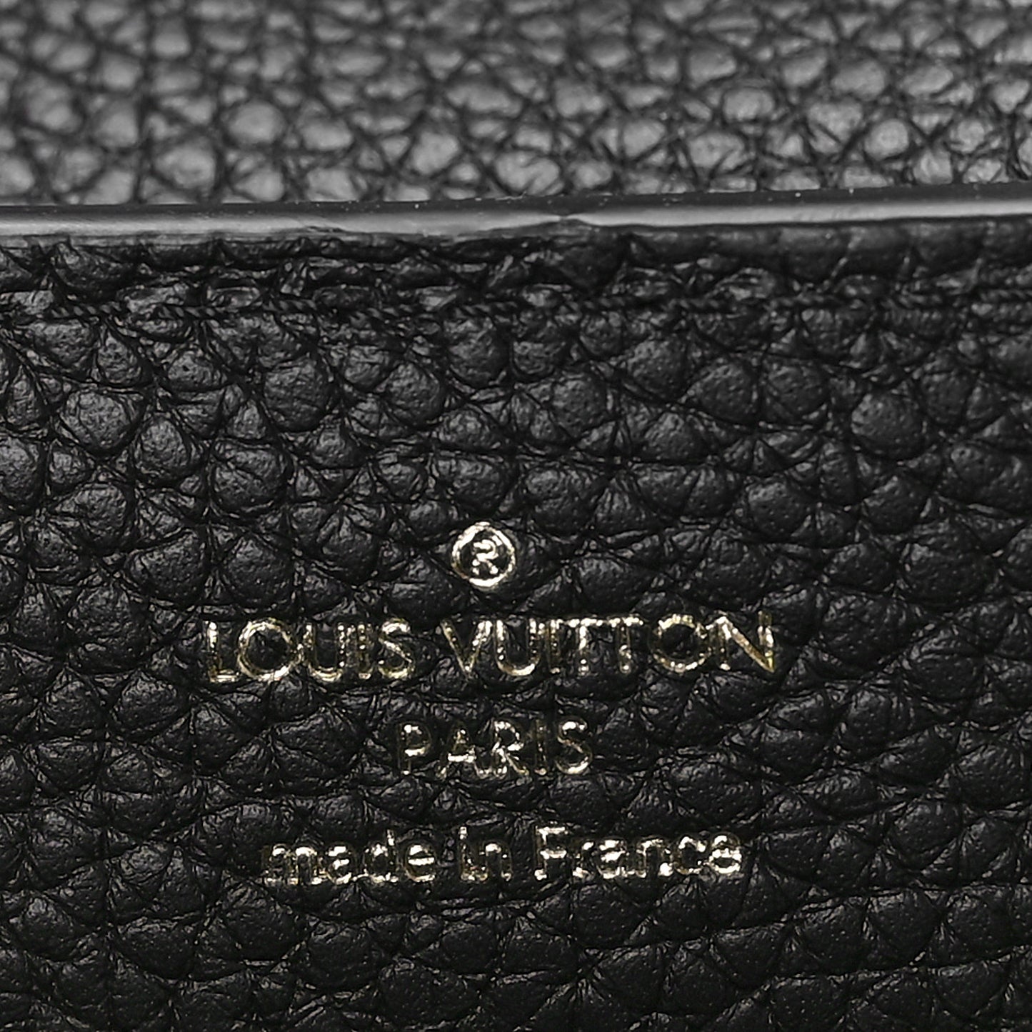 Taurillon Snakeskin Mini Capucines Black