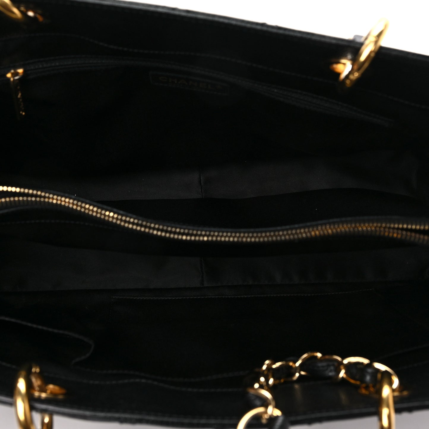 Caviar Quilted XL Grand Shopping Tote GST Black