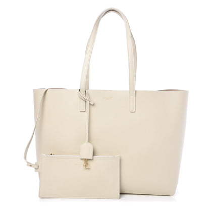 Saint Laurent Calfskin Large Shopping Tote Crema Soft 1 of 10