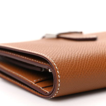 Hermes Epsom Bearn Compact Wallet Gold 9 of 10