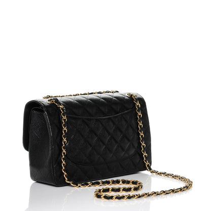 Chanel Caviar Quilted Jumbo Double Flap Black 3 of 7